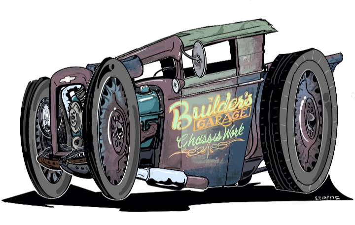 Rat Rod sticker